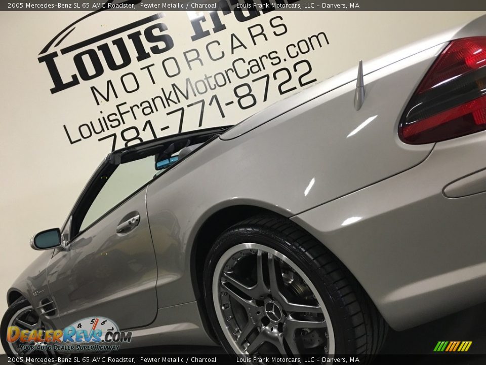 2005 Mercedes-Benz SL 65 AMG Roadster Pewter Metallic / Charcoal Photo #14
