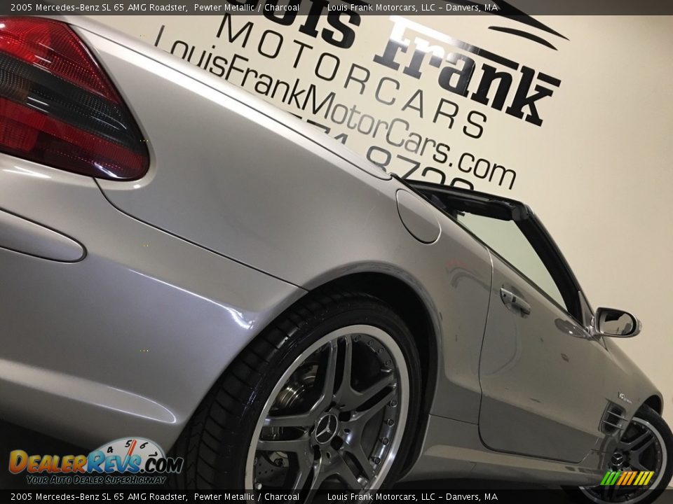 2005 Mercedes-Benz SL 65 AMG Roadster Pewter Metallic / Charcoal Photo #16