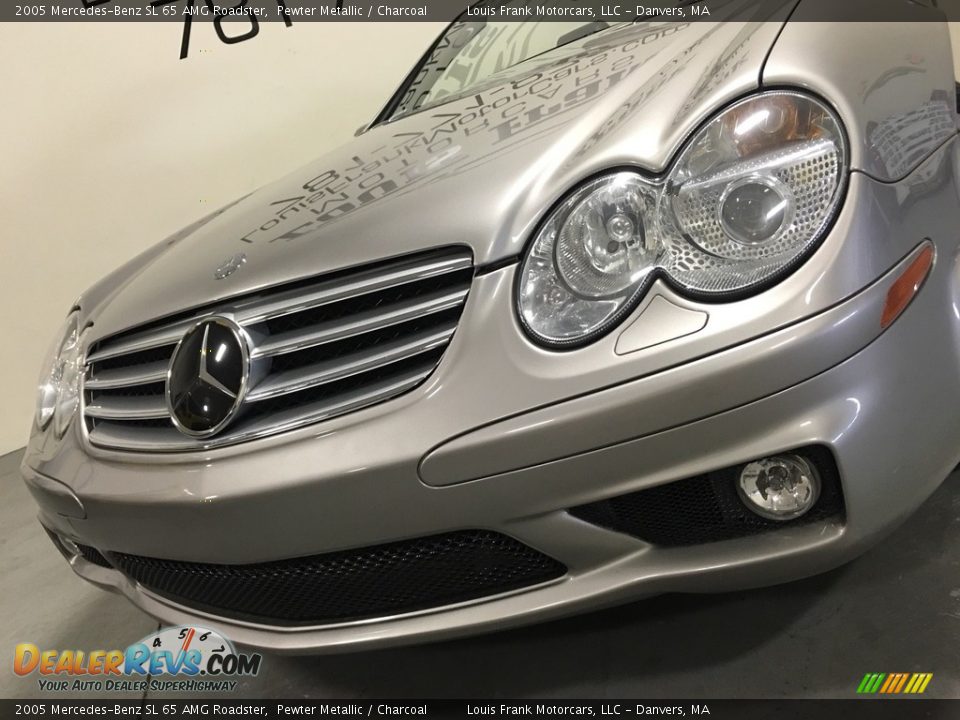 2005 Mercedes-Benz SL 65 AMG Roadster Pewter Metallic / Charcoal Photo #17
