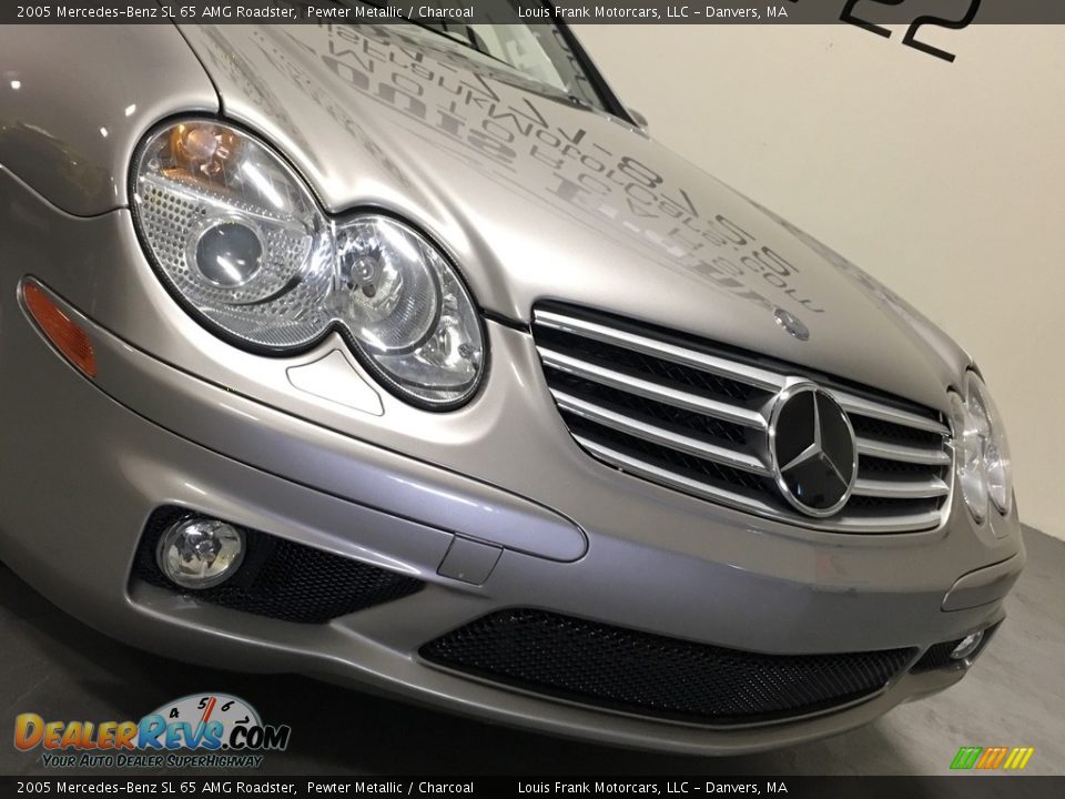 2005 Mercedes-Benz SL 65 AMG Roadster Pewter Metallic / Charcoal Photo #19