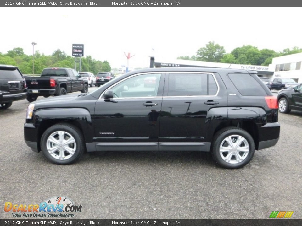 2017 GMC Terrain SLE AWD Onyx Black / Jet Black Photo #2