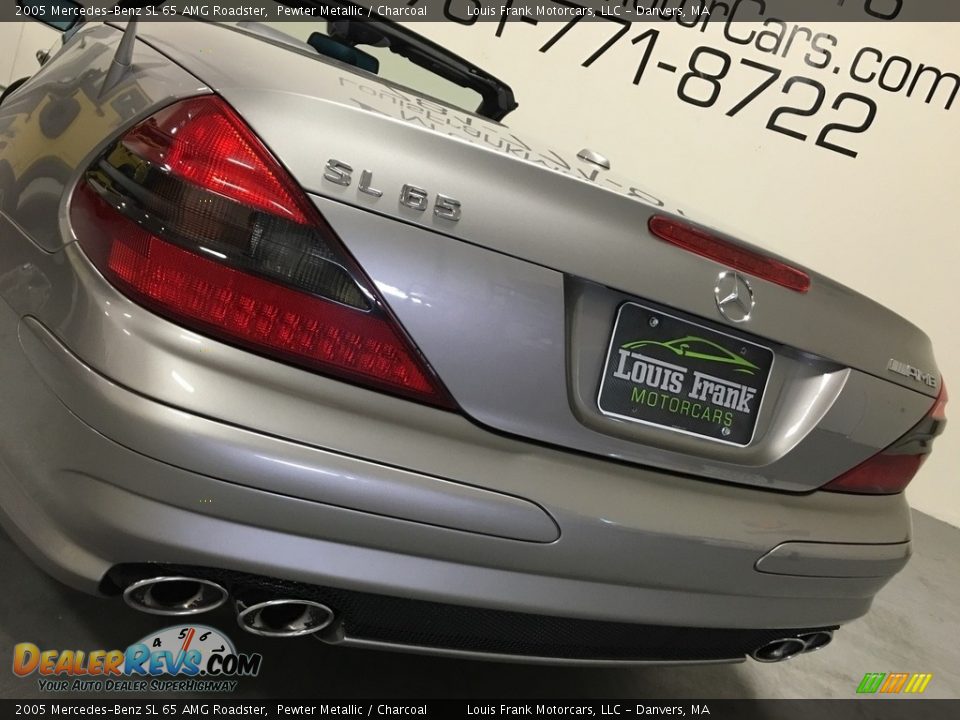 2005 Mercedes-Benz SL 65 AMG Roadster Pewter Metallic / Charcoal Photo #22