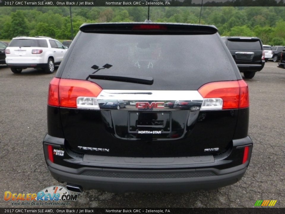 2017 GMC Terrain SLE AWD Onyx Black / Jet Black Photo #4
