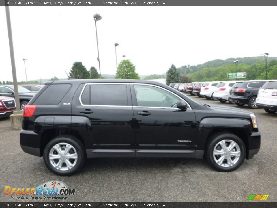 Onyx Black 2017 GMC Terrain SLE AWD Photo #6