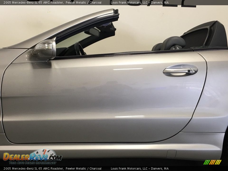 2005 Mercedes-Benz SL 65 AMG Roadster Pewter Metallic / Charcoal Photo #25