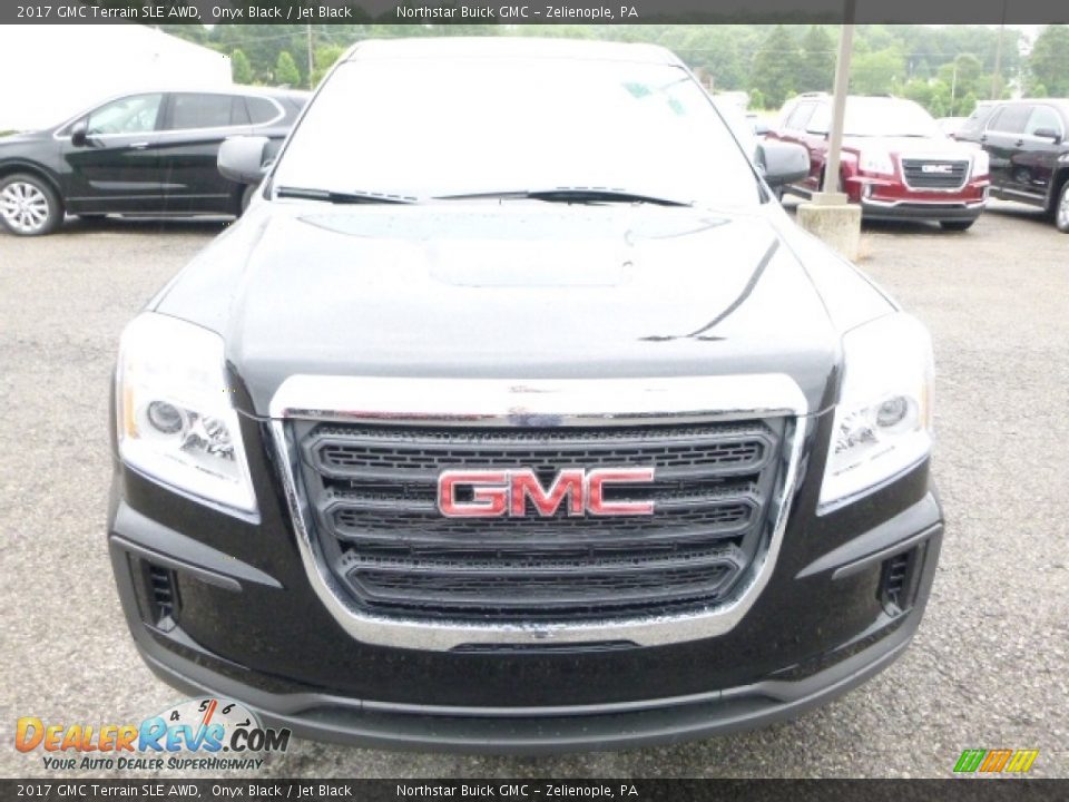 2017 GMC Terrain SLE AWD Onyx Black / Jet Black Photo #8