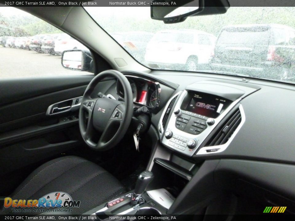 2017 GMC Terrain SLE AWD Onyx Black / Jet Black Photo #11