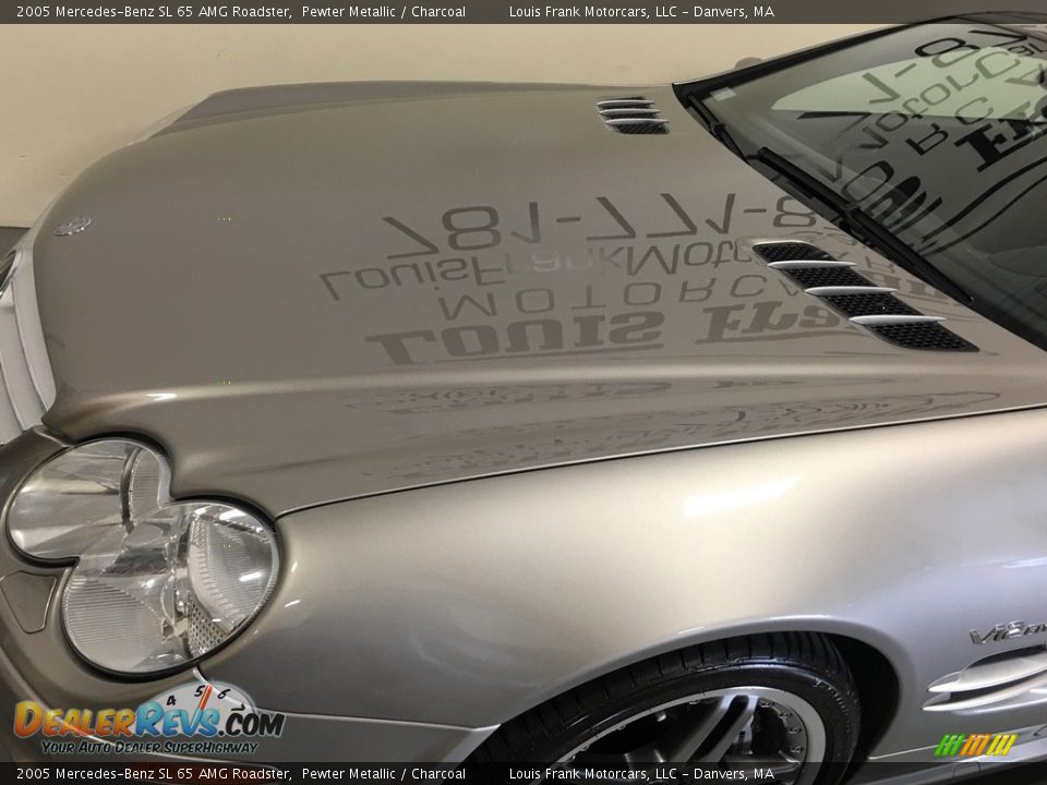 2005 Mercedes-Benz SL 65 AMG Roadster Pewter Metallic / Charcoal Photo #29