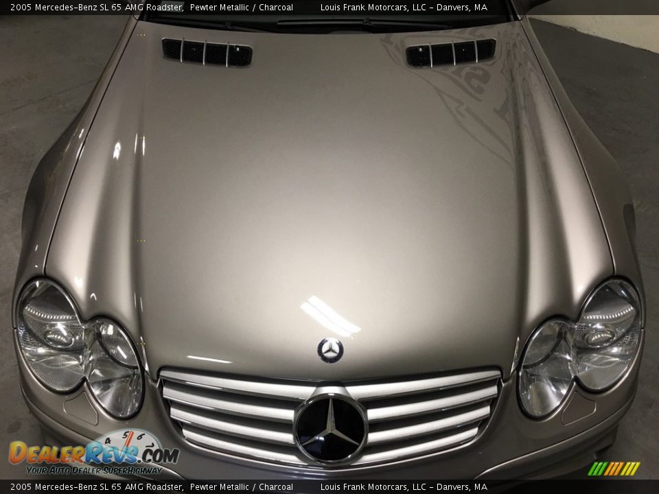 2005 Mercedes-Benz SL 65 AMG Roadster Pewter Metallic / Charcoal Photo #30