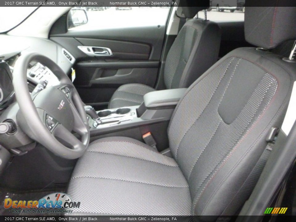 2017 GMC Terrain SLE AWD Onyx Black / Jet Black Photo #13