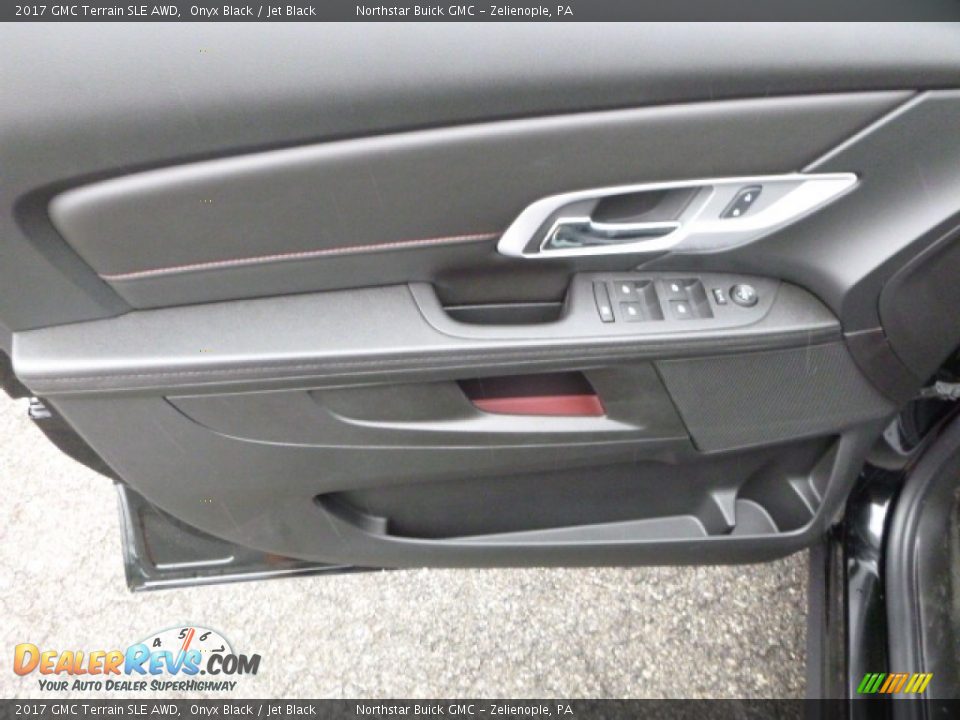2017 GMC Terrain SLE AWD Onyx Black / Jet Black Photo #14