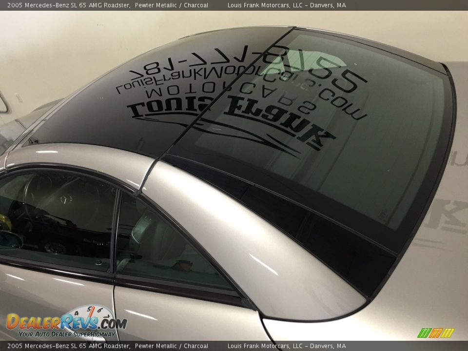 2005 Mercedes-Benz SL 65 AMG Roadster Pewter Metallic / Charcoal Photo #32