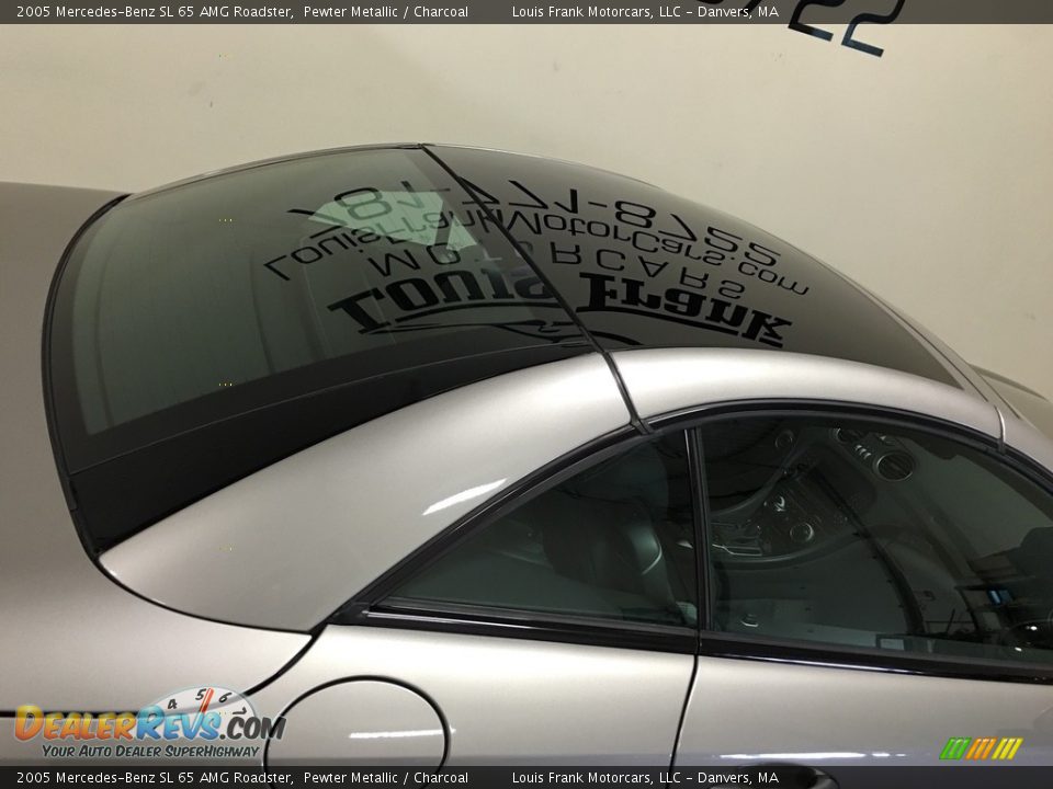 2005 Mercedes-Benz SL 65 AMG Roadster Pewter Metallic / Charcoal Photo #33