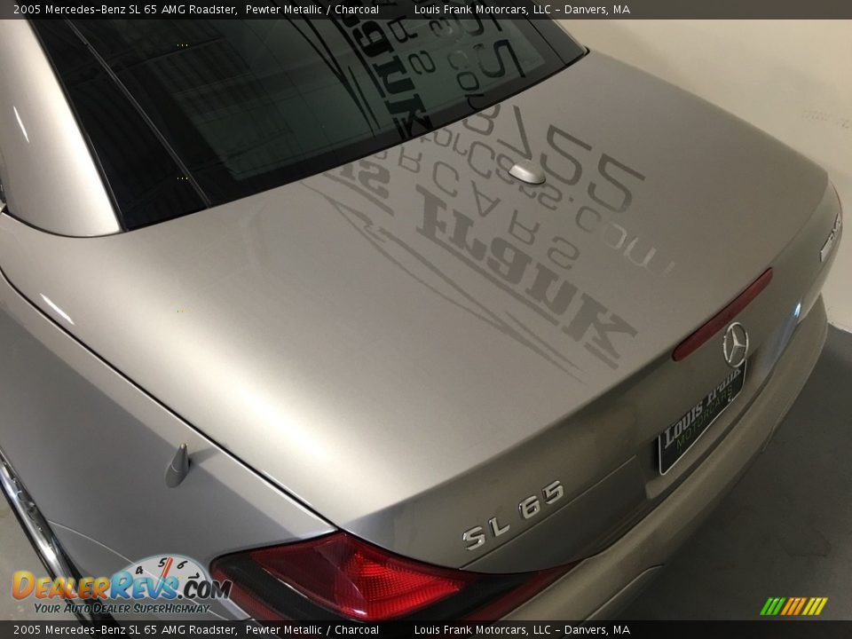 2005 Mercedes-Benz SL 65 AMG Roadster Pewter Metallic / Charcoal Photo #34