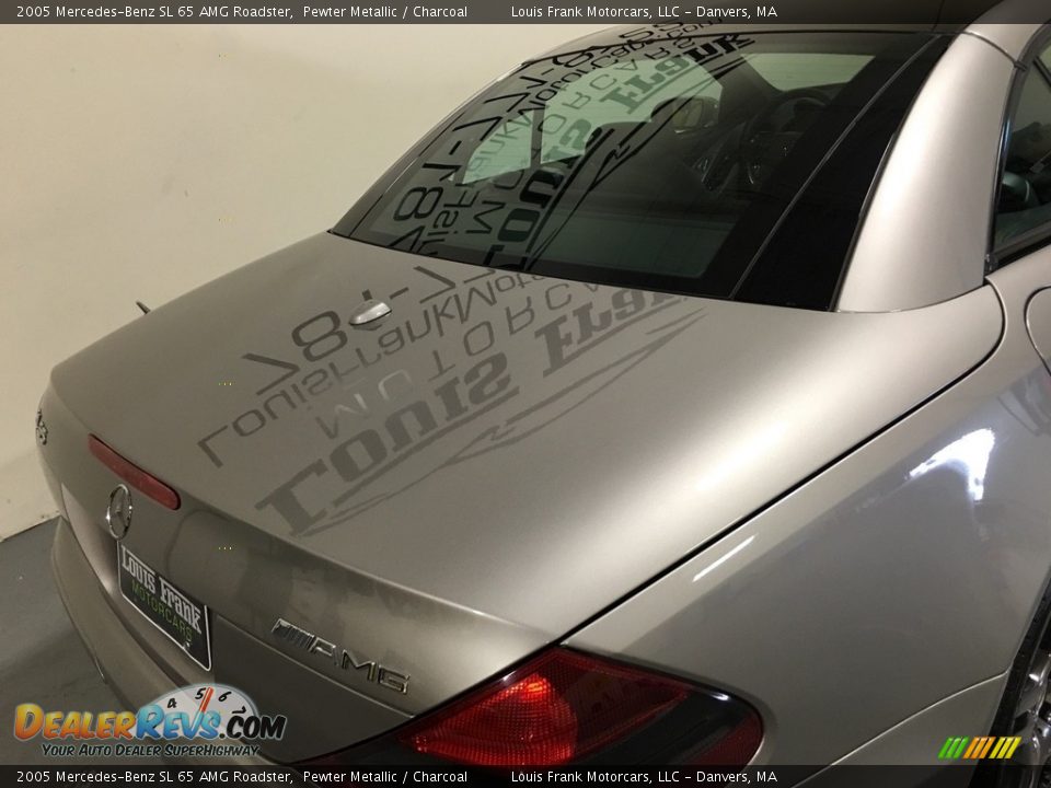 2005 Mercedes-Benz SL 65 AMG Roadster Pewter Metallic / Charcoal Photo #35