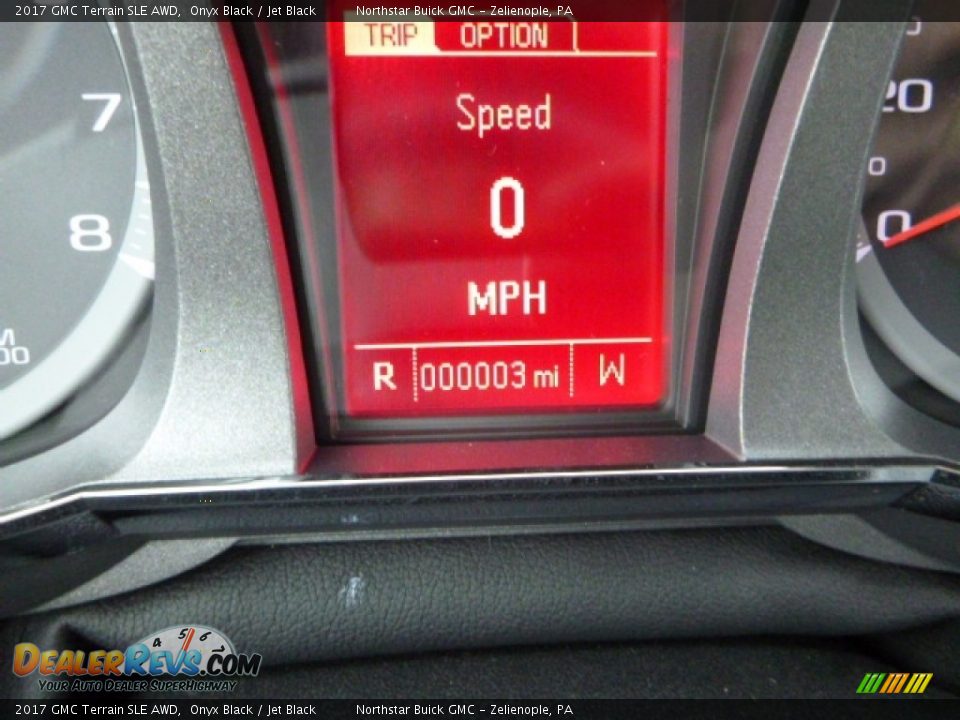 2017 GMC Terrain SLE AWD Onyx Black / Jet Black Photo #20