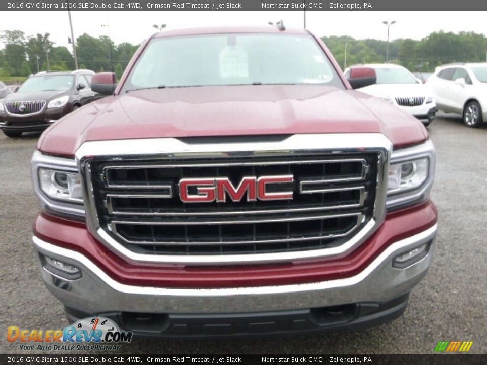 2016 GMC Sierra 1500 SLE Double Cab 4WD Crimson Red Tintcoat / Jet Black Photo #9