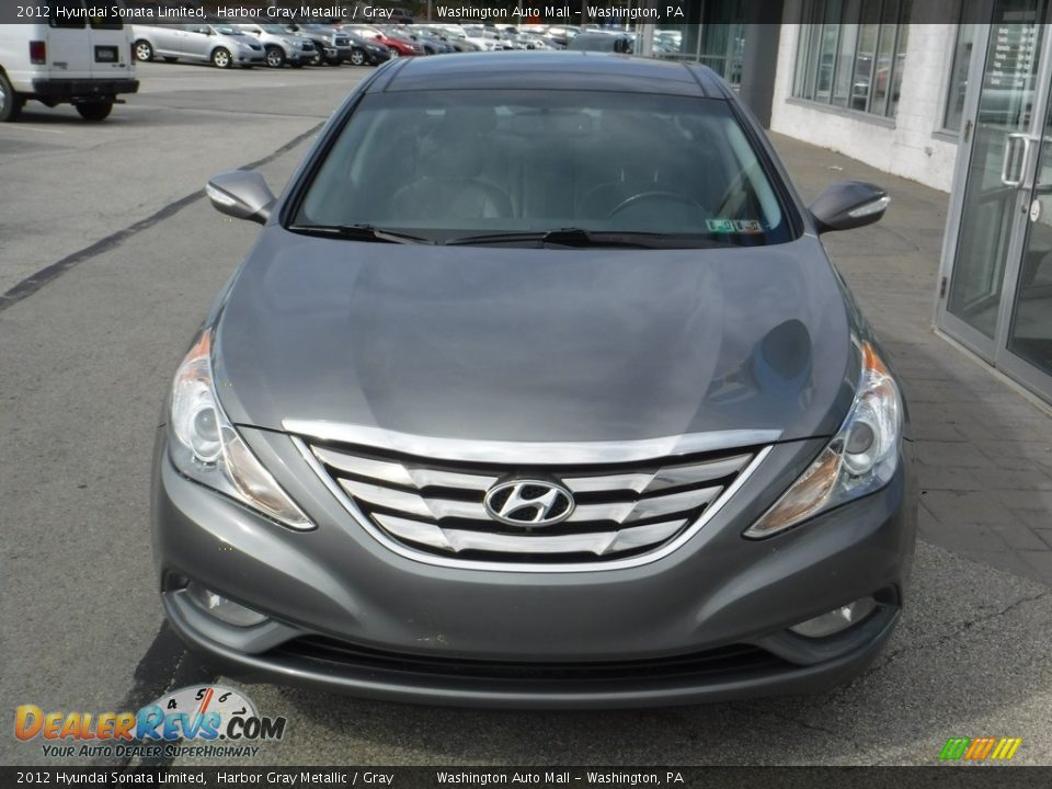 2012 Hyundai Sonata Limited Harbor Gray Metallic / Gray Photo #5
