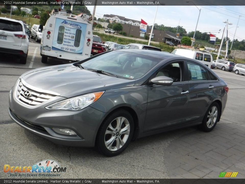2012 Hyundai Sonata Limited Harbor Gray Metallic / Gray Photo #6