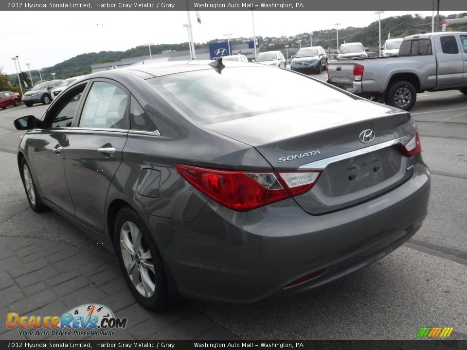 2012 Hyundai Sonata Limited Harbor Gray Metallic / Gray Photo #8