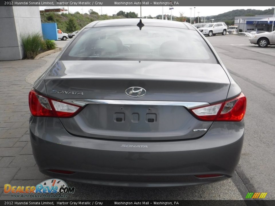 2012 Hyundai Sonata Limited Harbor Gray Metallic / Gray Photo #9