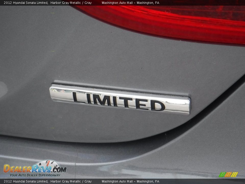 2012 Hyundai Sonata Limited Harbor Gray Metallic / Gray Photo #11