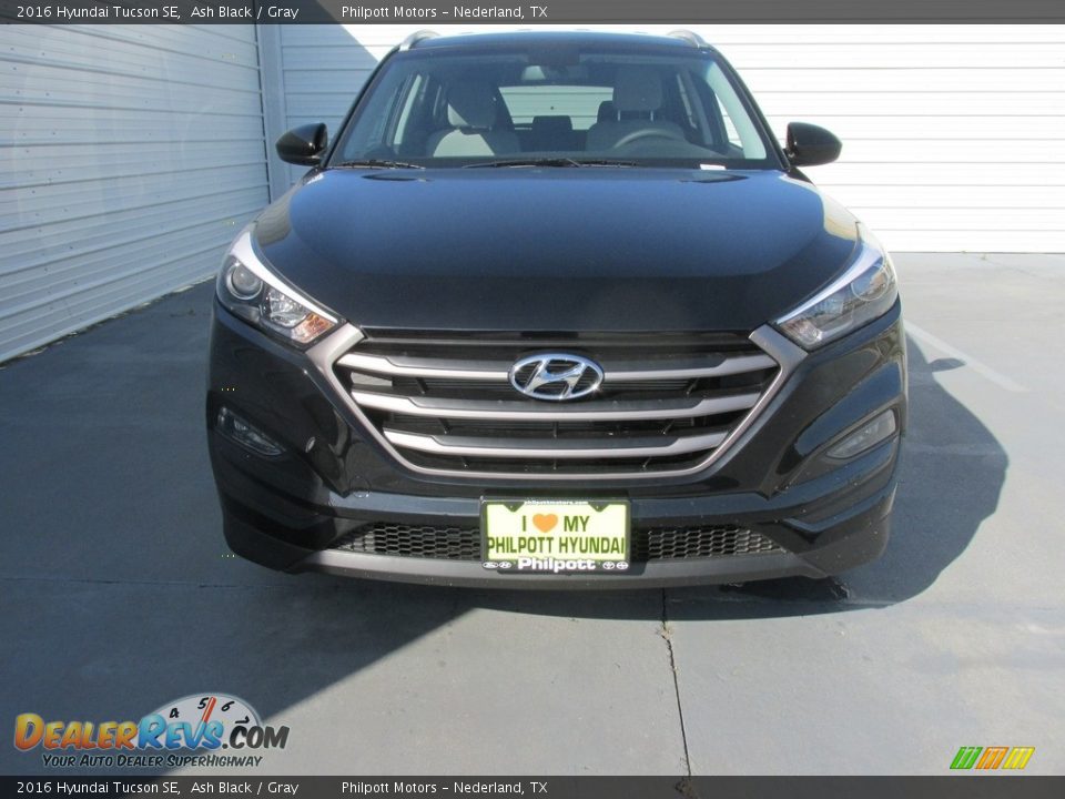 2016 Hyundai Tucson SE Ash Black / Gray Photo #8