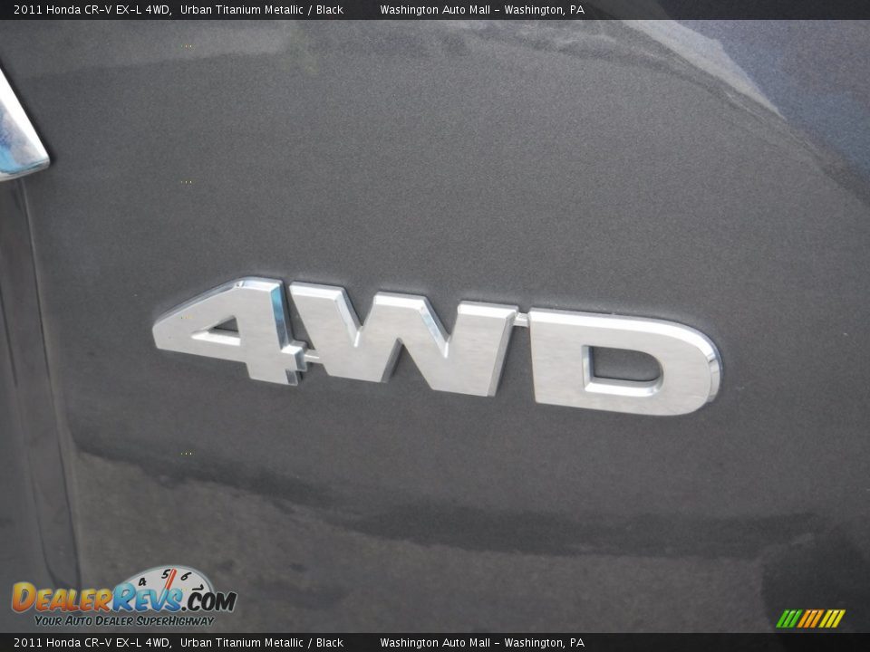 2011 Honda CR-V EX-L 4WD Urban Titanium Metallic / Black Photo #11