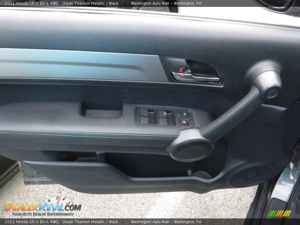 2011 Honda CR-V EX-L 4WD Urban Titanium Metallic / Black Photo #15