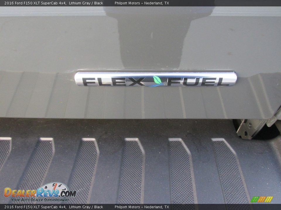 2016 Ford F150 XLT SuperCab 4x4 Lithium Gray / Black Photo #17