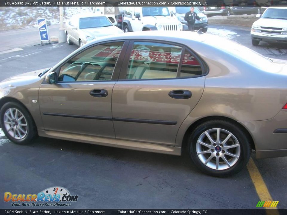 2004 Saab 9-3 Arc Sedan Hazlenut Metallic / Parchment Photo #6