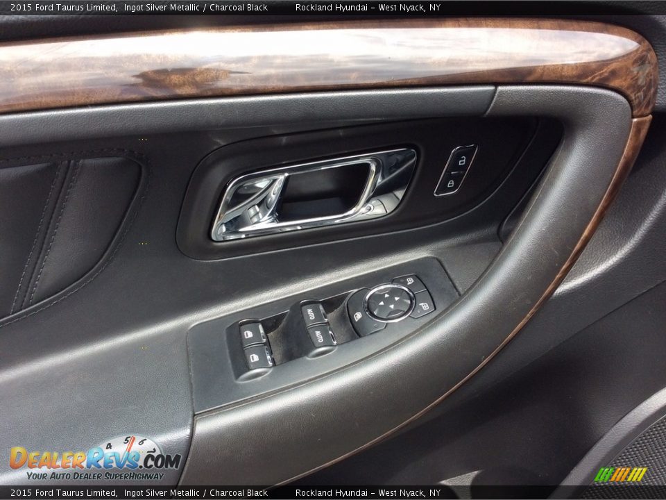 2015 Ford Taurus Limited Ingot Silver Metallic / Charcoal Black Photo #8