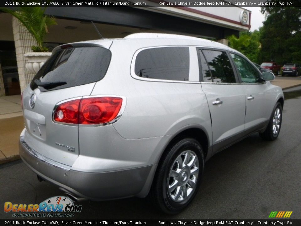 2011 Buick Enclave CXL AWD Silver Green Metallic / Titanium/Dark Titanium Photo #2