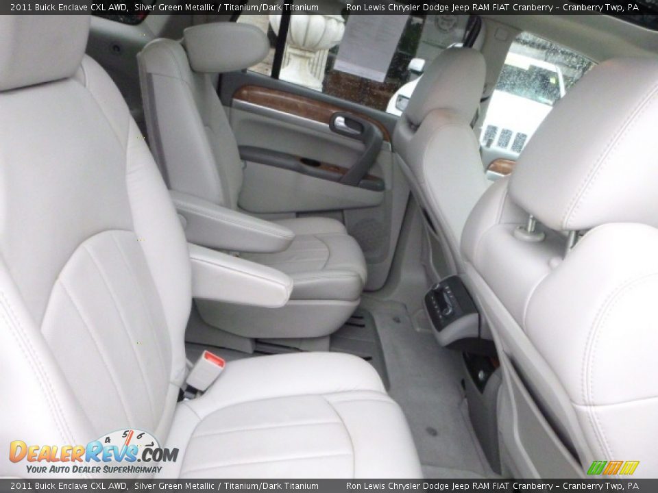 2011 Buick Enclave CXL AWD Silver Green Metallic / Titanium/Dark Titanium Photo #4