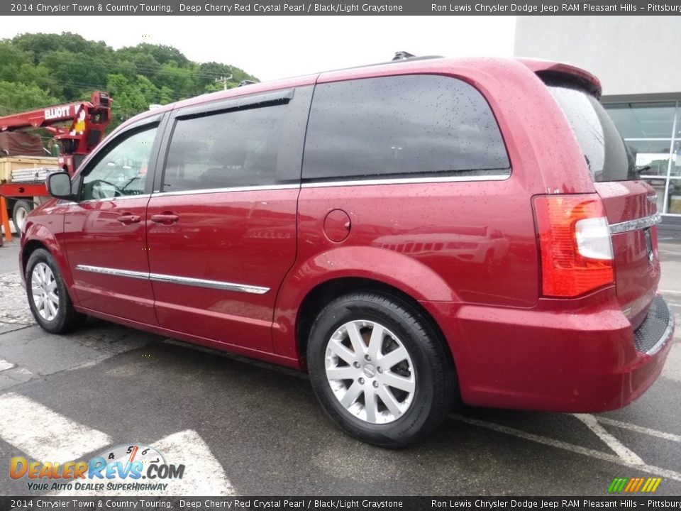 2014 Chrysler Town & Country Touring Deep Cherry Red Crystal Pearl / Black/Light Graystone Photo #2