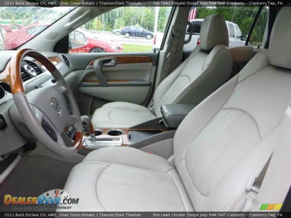 2011 Buick Enclave CXL AWD Silver Green Metallic / Titanium/Dark Titanium Photo #15
