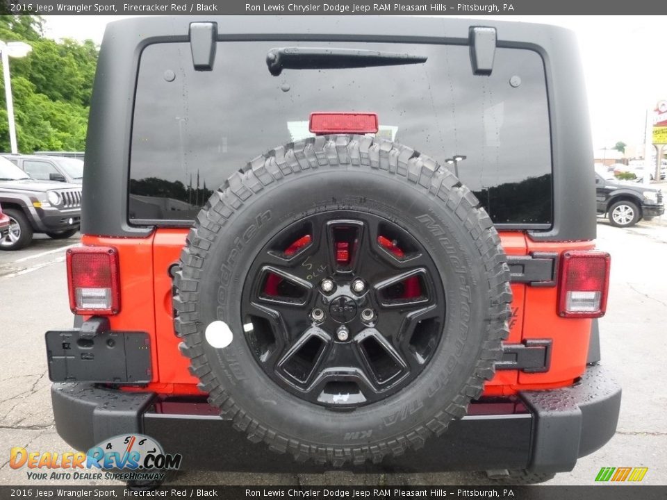 2016 Jeep Wrangler Sport Firecracker Red / Black Photo #4