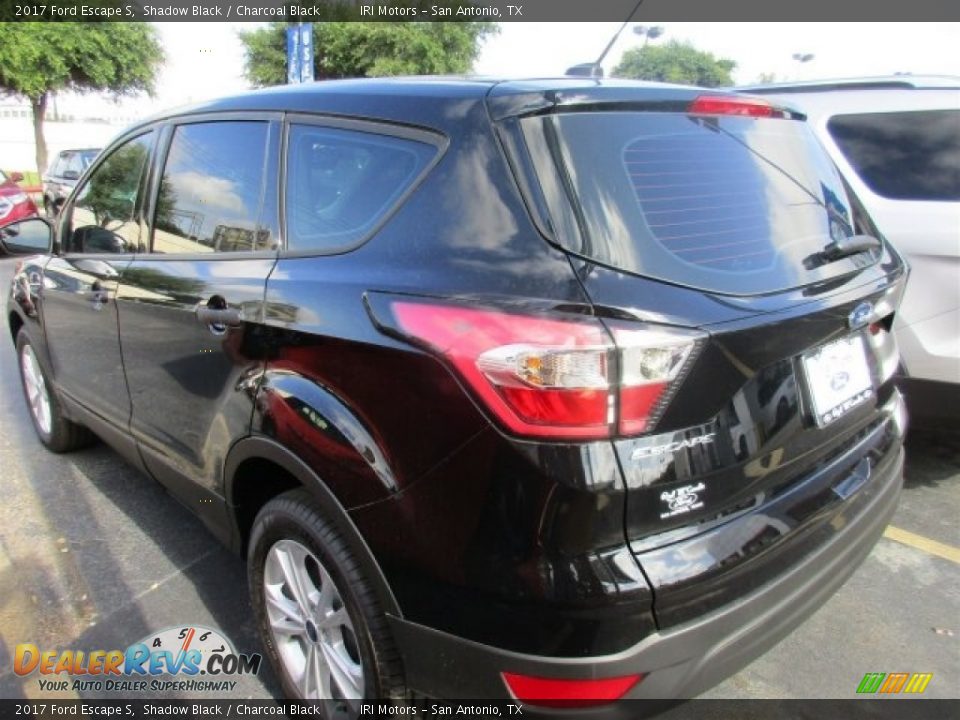 2017 Ford Escape S Shadow Black / Charcoal Black Photo #4