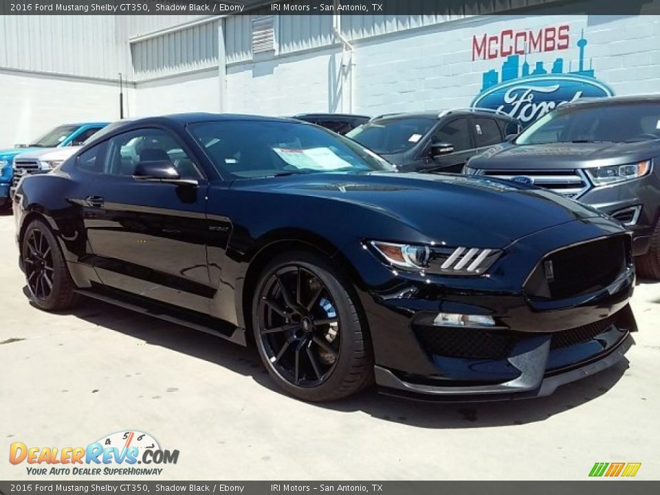 2016 Ford Mustang Shelby GT350 Shadow Black / Ebony Photo #1