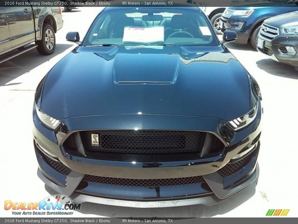 2016 Ford Mustang Shelby GT350 Shadow Black / Ebony Photo #7