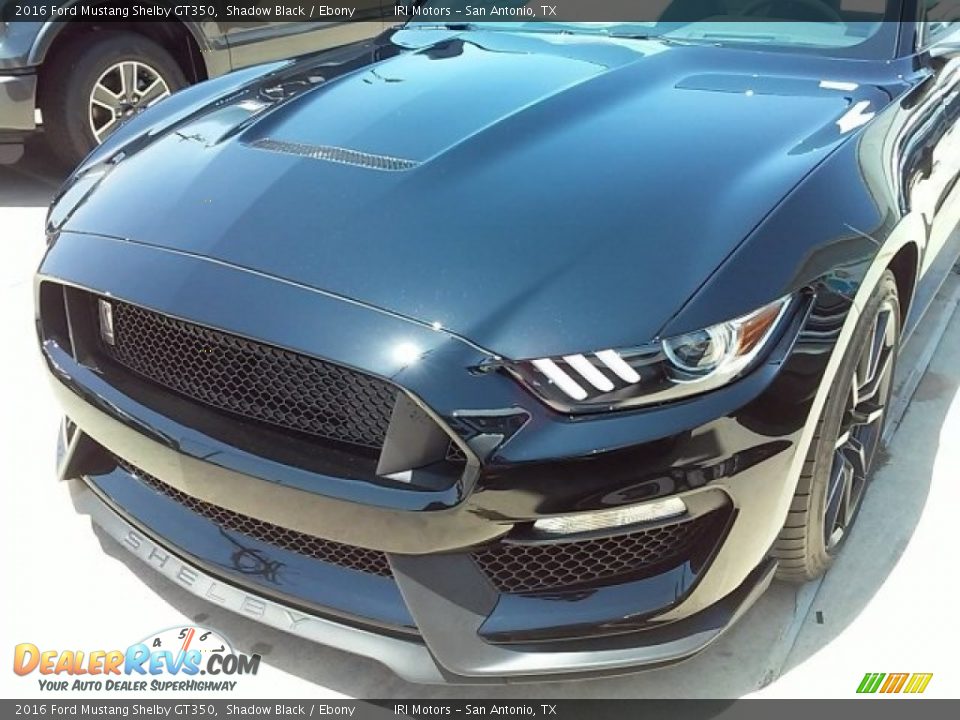 2016 Ford Mustang Shelby GT350 Shadow Black / Ebony Photo #10