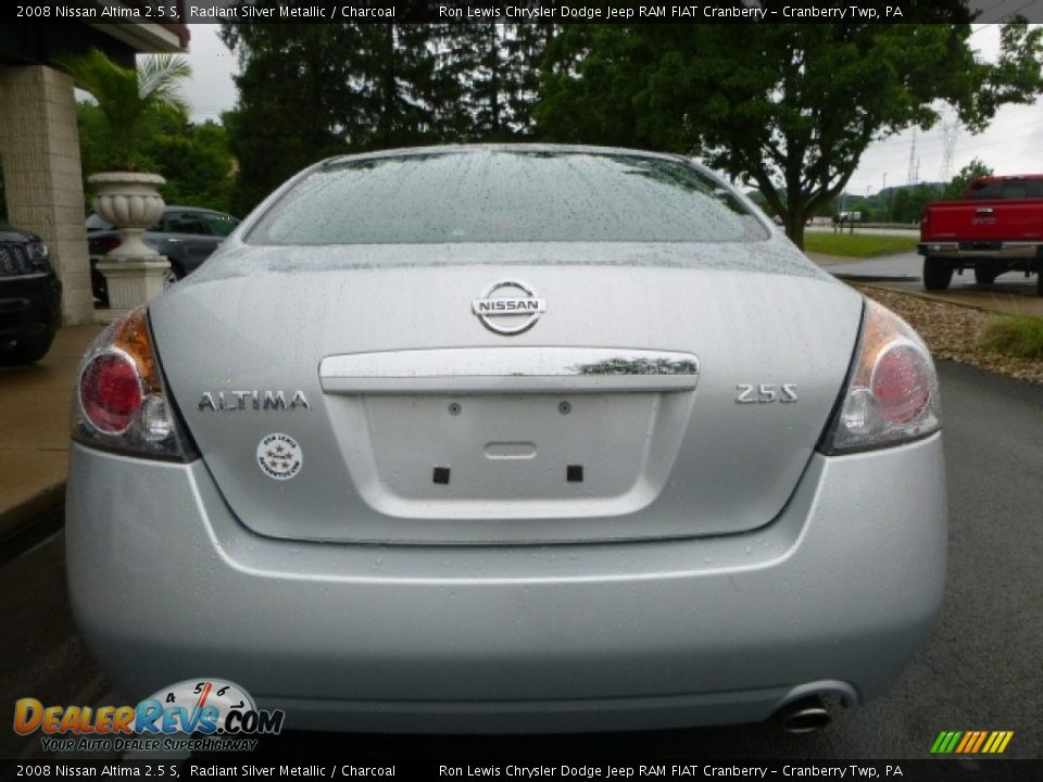 2008 Nissan Altima 2.5 S Radiant Silver Metallic / Charcoal Photo #12