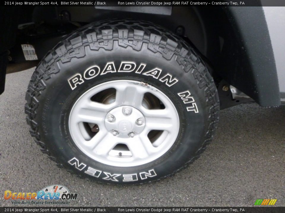 2014 Jeep Wrangler Sport 4x4 Billet Silver Metallic / Black Photo #3