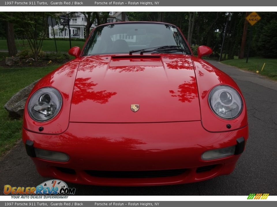 1997 Porsche 911 Turbo Guards Red / Black Photo #2