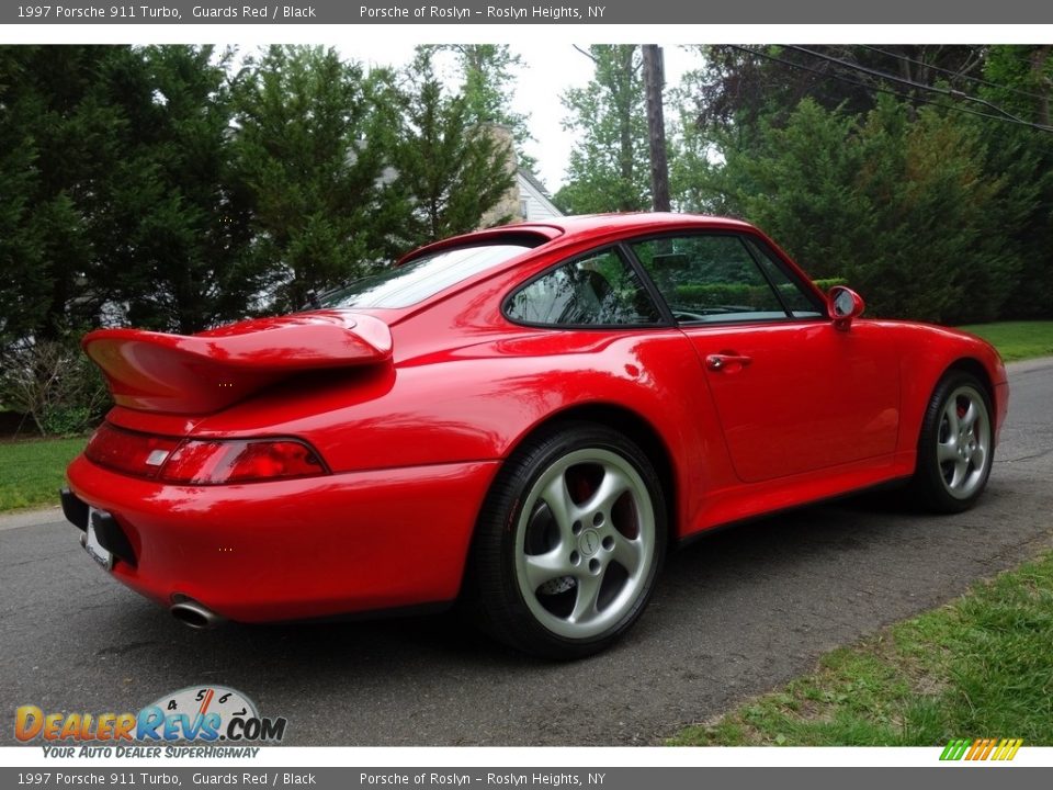 1997 Porsche 911 Turbo Guards Red / Black Photo #6