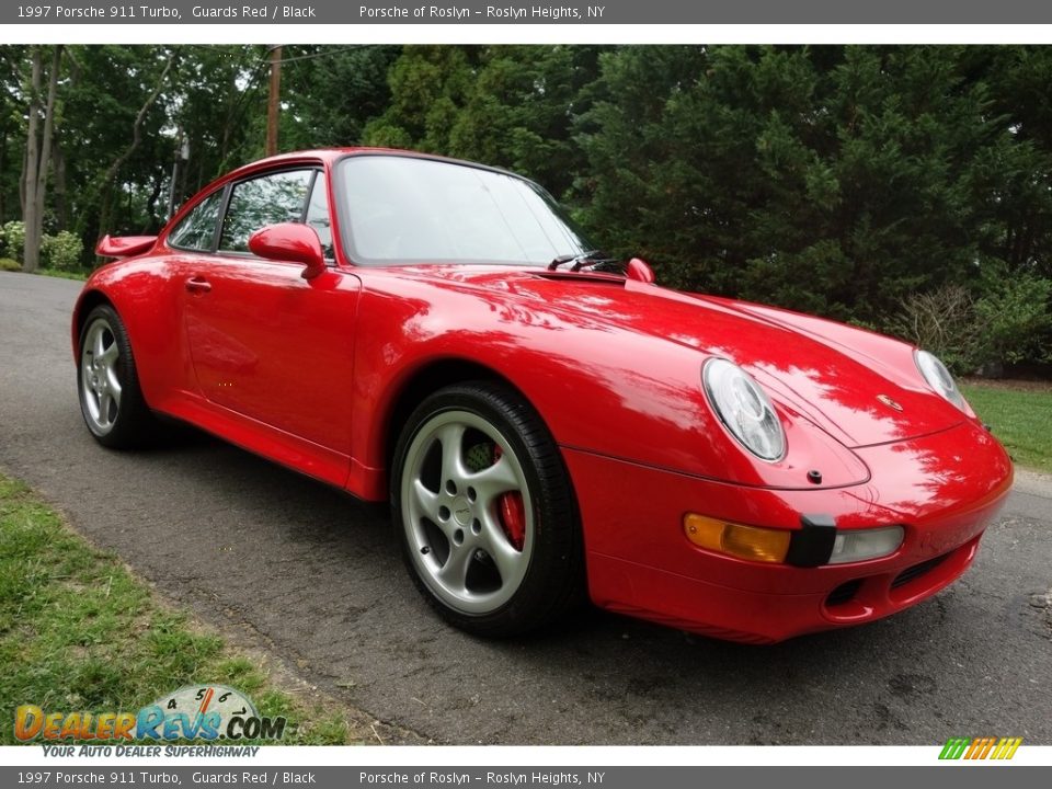 1997 Porsche 911 Turbo Guards Red / Black Photo #8