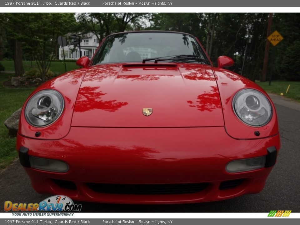 1997 Porsche 911 Turbo Guards Red / Black Photo #9