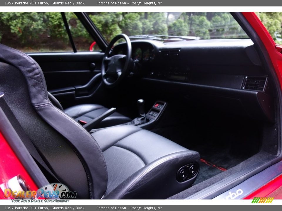 1997 Porsche 911 Turbo Guards Red / Black Photo #18