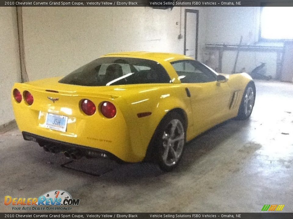 2010 Chevrolet Corvette Grand Sport Coupe Velocity Yellow / Ebony Black Photo #2