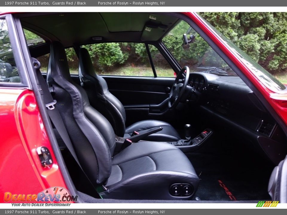 1997 Porsche 911 Turbo Guards Red / Black Photo #19